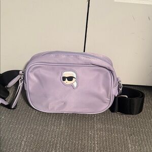 Karl Lagerfeld Lilac Crossbody Bag